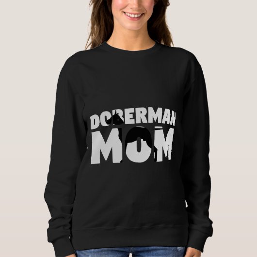 Doberman mama Doberman Moeder Dog Mam T-shirt (Voorkant)