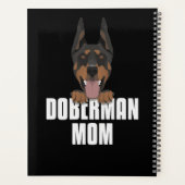 Doberman mama, Dog mama Planner (Achterkant)