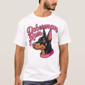 Doberman mama t-shirt (Voorkant)