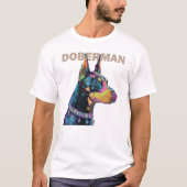 Doberman mama t-shirt (Voorkant)
