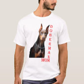 Doberman mama t-shirt (Voorkant)