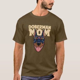 Doberman mama t-shirt
