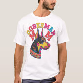 Doberman mama t-shirt (Voorkant)