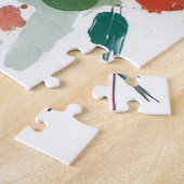 Doberman Minimalist Christmas Bell Balance Hat Legpuzzel (Zijkant)