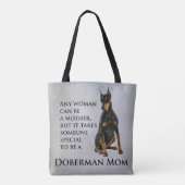 Doberman Moeder Tas (Achterkant)