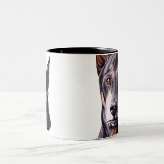 Doberman Mok Coffee Cup Doberman Pinscher Cup (Center)