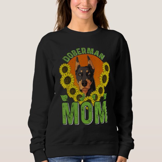 Doberman Mom Dog   Dog Mom Dog Owner Doberman   Trui (Voorkant)