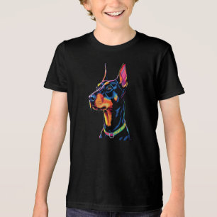 Doberman Mom Real Tri-Blend Shirt