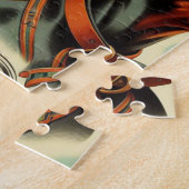  Doberman naadloos schilderen Legpuzzel (Zijkant)