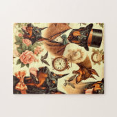  Doberman naadloze illustratie Legpuzzel (Horizontaal)