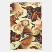  Doberman naadloze illustratie Theedoek (Verticaal)