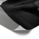 Doberman on Toilet, Newspaper, Funny Bathroom Art Poster (Hoek)