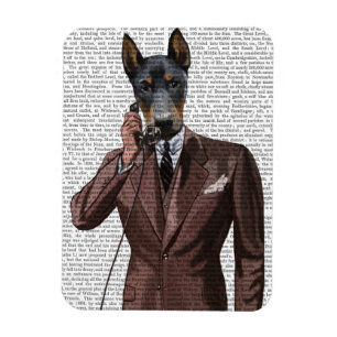 Doberman op telefoon magneet