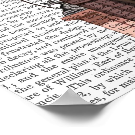 Doberman op telefoon poster (Hoek)