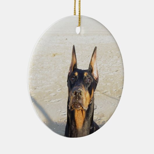 Doberman Ornament (Rechts)