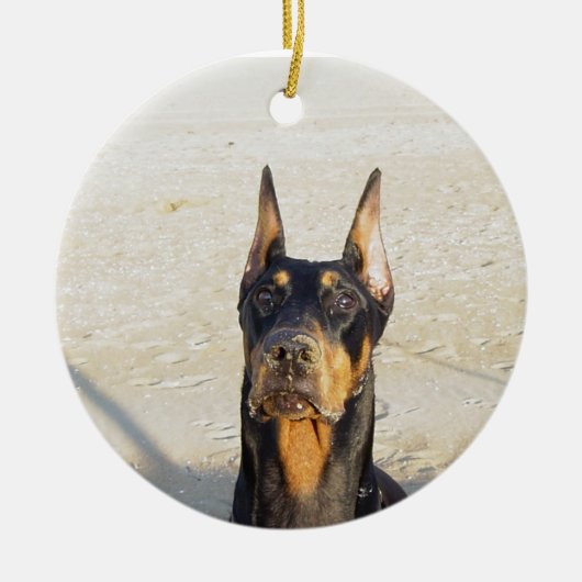 Doberman Ornament (Voorkant)