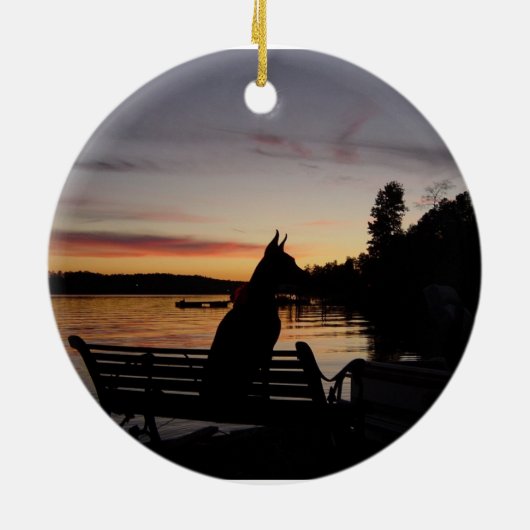 Doberman Ornament (Achterkant)