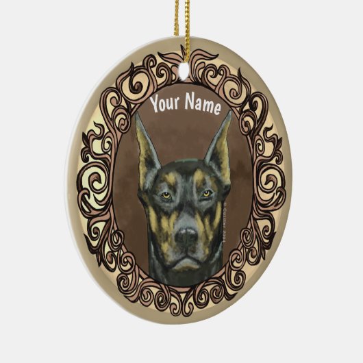  Doberman ornament douanenaam (Rechts)