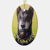 Doberman Ornament Personalized Dog Decoration (Links)