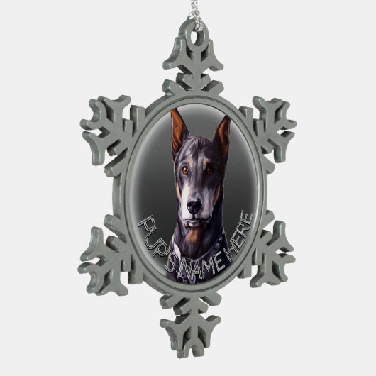 Doberman Ornament Personalized Dog Decoration (Links)
