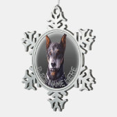 Doberman Ornament Personalized Dog Decoration (Rechts)