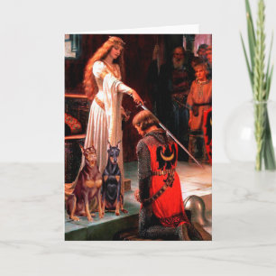 Doberman Pair - De colade Kaart