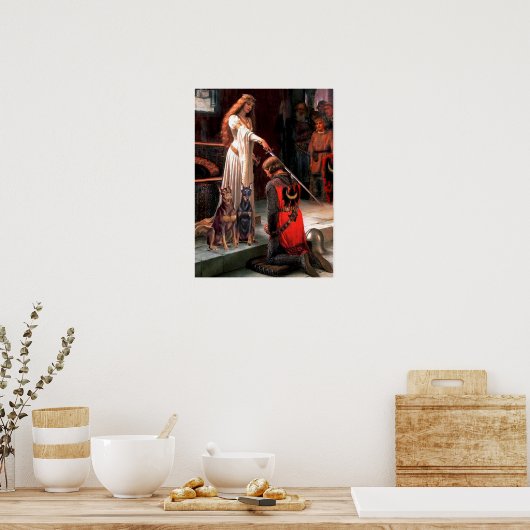 Doberman Pair - De colade Poster (Keuken)