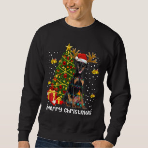 Doberman pap mam kerstfeest juffiers doberm trui