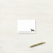 Doberman Personalize Post-it® Notes (Op bureau)