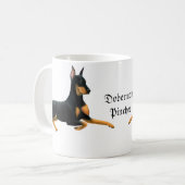 Doberman Pincher Dog Mok (Voorkant links)