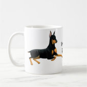 Doberman Pincher Dog Mok (Links)