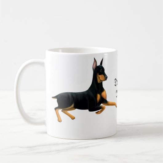 Doberman Pincher Dog Mok (Links)