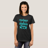 Doberman Pincher Happiness T-shirt (Voorkant volledig)