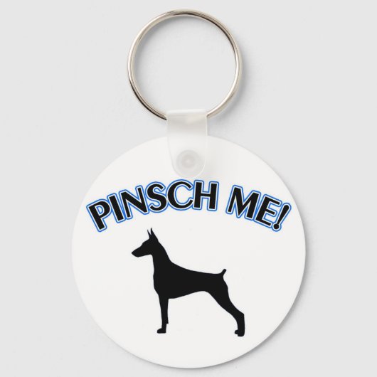 DOBERMAN "PINSCH ME!" DLEUTELHANGER SLEUTELHANGER (Voorkant)