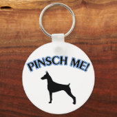 DOBERMAN "PINSCH ME!" DLEUTELHANGER SLEUTELHANGER (Voorkant)