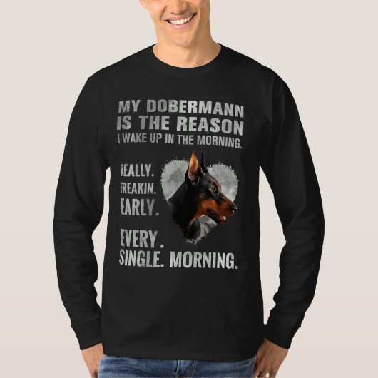 Doberman Pinscher 570 T-shirt (Voorkant)