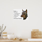 Doberman Pinscher Art Print (Keuken)