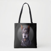 Doberman Pinscher Bag Doberman Dog Art Canvas tas (Voorkant)