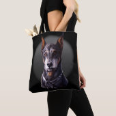 Doberman Pinscher Bag Doberman Dog Art Canvas tas (Dichtbij)