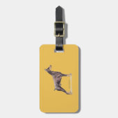 Doberman Pinscher Bagagelabel (Voorkant verticaal)