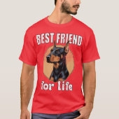 Doberman Pinscher beste vriend T-shirt (Voorkant)