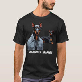 Doberman Pinscher Bewakers van het gezin T-shirt