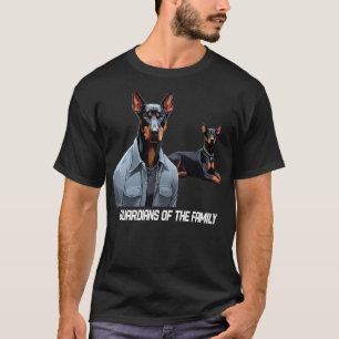 Doberman Pinscher Bewakers van het gezin T-shirt
