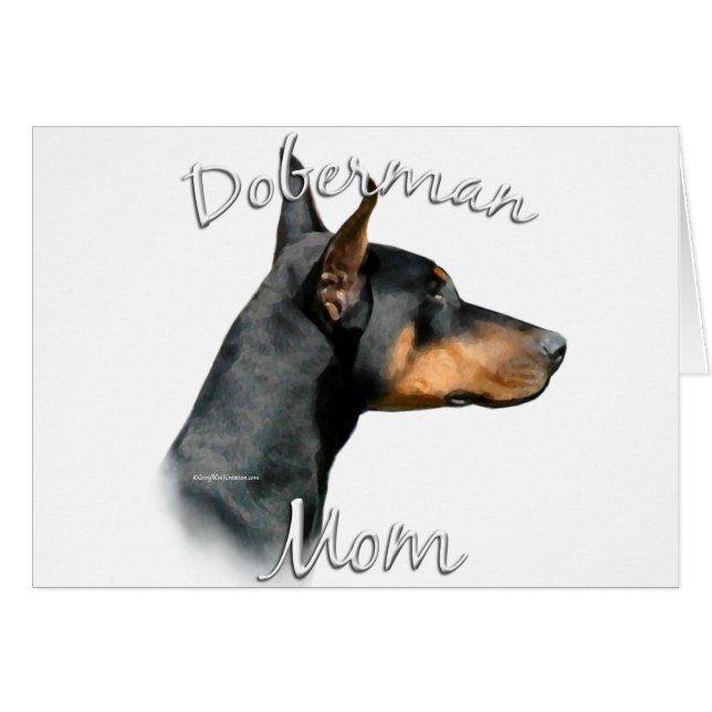 Doberman Pinscher (blk) Mam 2 (Voorkant Horizontaal)