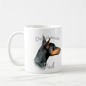 Doberman Pinscher (blk) Pa 2 Koffiemok (Links)