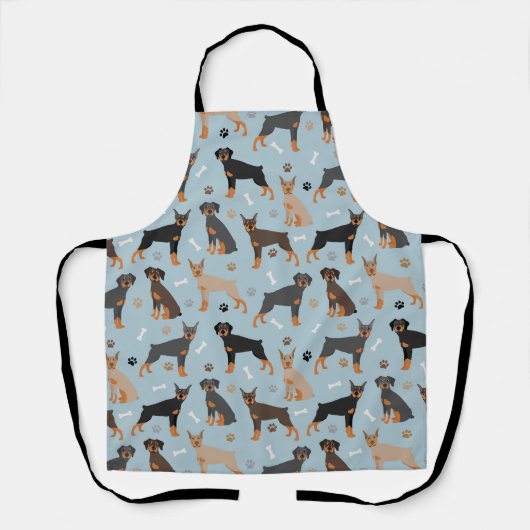 Doberman Pinscher Botten en poten Schort (Voorkant)