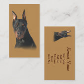 Doberman Pinscher Breeder Visitekaartje (Voorkant / Achterkant)