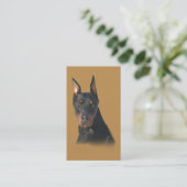 Doberman Pinscher Breeder Visitekaartje (Staand voorkant)