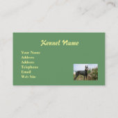 Doberman Pinscher Breeder Visitekaartje (Achterkant)