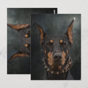 Doberman Pinscher Briefkaart